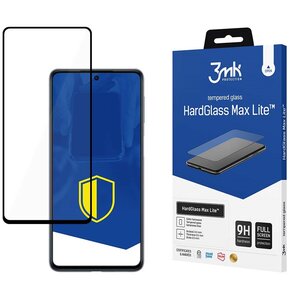 Szkło hartowane 3MK HardGlass Max Lite do Samsung Galaxy M53 5G Czarny