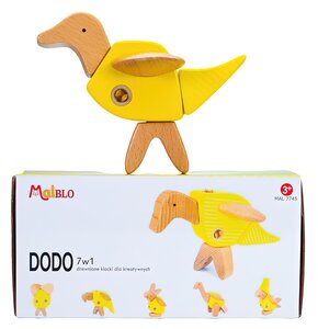 Klocki drewniane MALBLO Eco Dodo 7w1 MAL7745