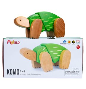 Klocki drewniane MALBLO Eco Komo 7w1 MAL7751