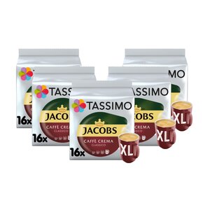 Kapsułki TASSIMO Jacobs Caffe Crema XL (80 szt.)