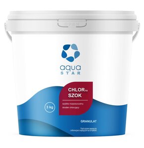 Chlor do basenu AQUASTAR Chlortix Szok 3 kg
