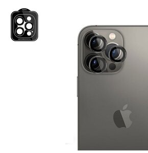 Szkło hartowane na obiektyw 3MK Lens Protection Pro do Apple iPhone 13 Pro  / 13 Pro Max Grafitowy Szary