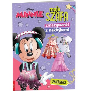 Disney Minnie Moja szafa Zmazywanki z naklejkami SSN-9102