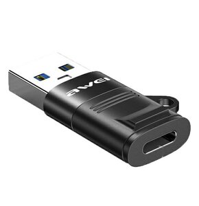 Adapter USB Typ-C - USB-A AWEI CL-13 Czarny
