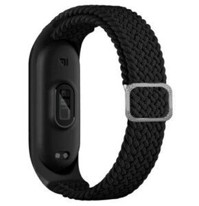 Pasek BELINE Textile do Xiaomi Mi Band 5/6/7 Czarny