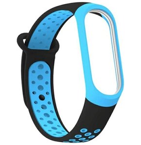 Pasek BELINE Beli00518 do Xiaomi Mi Band 3/4 Czarno-niebieski