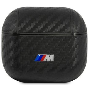 Etui na słuchawki BMW PU Carbon M Collection do Apple AirPods 3 gen Czarny