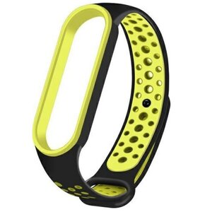 Pasek BELINE Beli01255 do Xiaomi Mi Band 5/6/7 Czarno-zielony