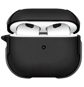Etui na słuchawki UNIQ Valencia do Apple AirPods 3 Czarny