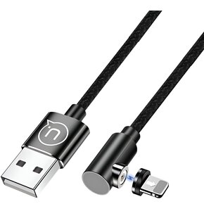 Kabel kątowy USB - Lightning USAMS U54 US-SJ444 1m Czarny