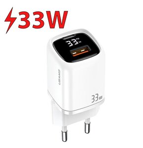 Ładowarka sieciowa USAMS US-CC152 33W Fast Charging Biały