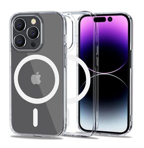 Etui TECH-PROTECT Flexair Hybrid MagSafe do iPhone 14 Pro Max Przezroczysty