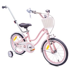 Rower dziecięcy SUN BABY Heart Bike 16 cali dla dziewczynki Różowy