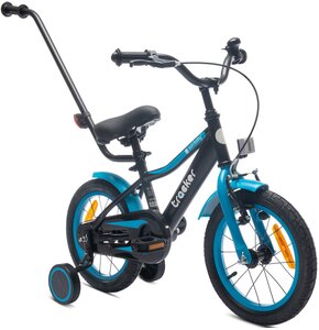 Rower dziecięcy SUN BABY Tracker 14 cali dla chłopca Niebieski