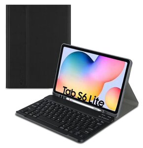 Etui na Galaxy Tab S6 Lite 2020/2022 TECH-PROTECT SC Pen + Keyboard Czarny Klawiatura