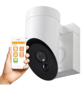 Kamera SOMFY Protect 1870396 Zewnętrzna, Wi-Fi Biały