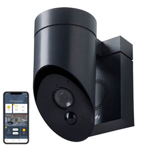 Kamera SOMFY Protect 1870397 Zewnętrzna, Wi-Fi Czarny
