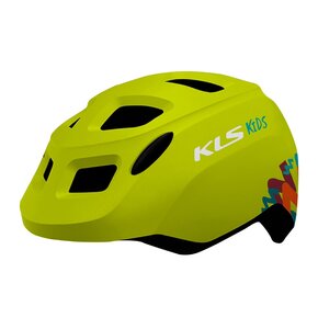 Kask rowerowy KELLYS Zigzag 022 Limonkowy dla Dzieci (rozmiar S/M)