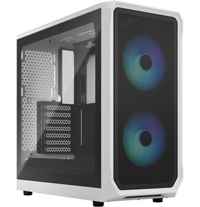Obudowa FRACTAL DESIGN Focus 2 RGB TG Clear Tint Biały