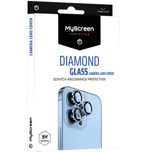 Szkło hartowane na obiektyw MYSCREEN Diamond Glass Lens Cover do iPhone 13/13 Mini Czarny