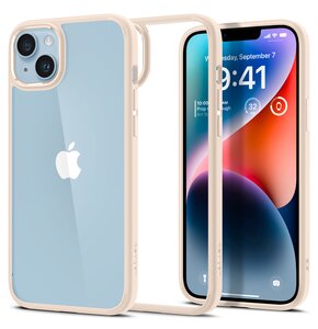 Etui SPIGEN Ultra Hybrid do Apple iPhone 14 Plus/15 Plus Beżowy