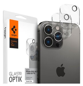 Nakładka na obiektyw SPIGEN Optik.Tr Cam 2-Pack do Apple iPhone 14 Pro/14 Pro Max Przezroczysty