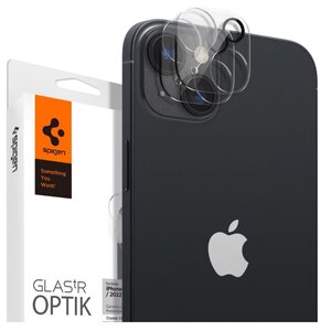 Nakładka na obiektyw SPIGEN Optik.Tr Camera Lens Protector do Apple iPhone 14/14 Plus Przezroczysty (2szt.)