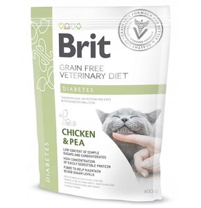 Karma dla kota BRIT Grain Free Veterinary Diets Cat Diabetes 400 g