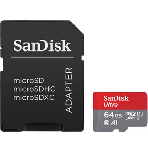 Karta pamięci SANDISK Ultra microSDXC 64GB + Adapter