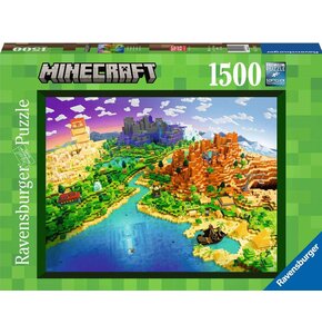 Puzzle RAVENSBURGER Premium Świat Minecraft (1500 elementów)