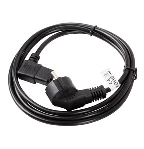 Kabel zasilający Schuko (kątowy) - IEC 320 C13 (kątowy) LANBERG 3 m