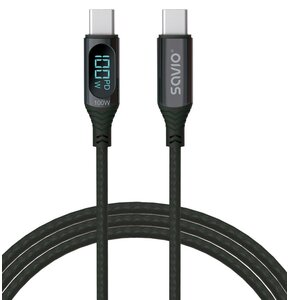 Kabel USB Typ-C - USB Typ-C SAVIO CL-174 1 m