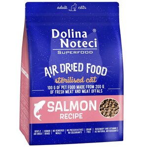 Karma dla kota suszona DOLINA NOTECI Superfood Sterilised z łososia 1 kg