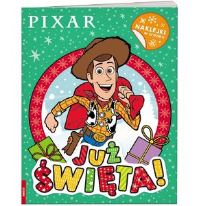 Książka z zadaniami Disney Pixar Już święta! (miękka okładka)