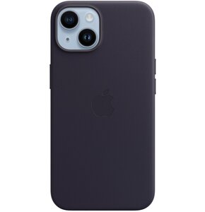 Etui APPLE Leather Case MagSafe do iPhone 14 Atramentowy