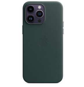 Etui APPLE Leather Case MagSafe do iPhone 14 Pro Max Leśna zieleń