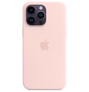 Etui APPLE Silicone Case MagSafe do iPhone 14 Pro Max Kredowy róż