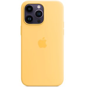 Etui APPLE Silicone Case Magsafe do iPhone 14 Pro Max Bladożółty