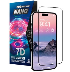 Szkło hybrydowe CRONG 7D Nano Flexible Glass do Phone 14 Pro Max