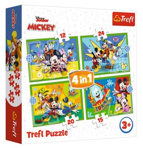 Puzzle TREFL Disney Junior Mickey Wśród Przyjaciół 34616 (71 elementów)