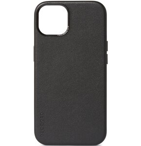 Etui DECODED Leather Case MagSafe do Apple iPhone 13/14 Czarny