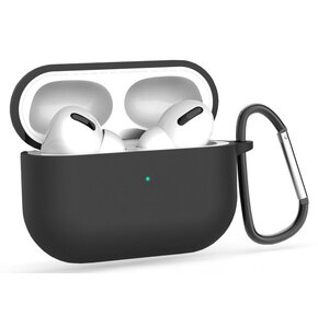 Etui na słuchawki TECH-PROTECT Icon Hook do Apple Airpods Pro 1/2 Czarny