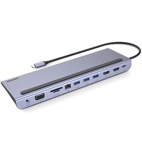 Hub UNITEK D1022B 11w1 USB Typu C, Pasywny