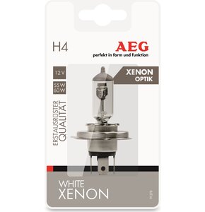 Żarówka samochodowa AEG White Xenon Plus 50% H4