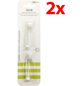 Oryginalna końcówka szczoteczki BBLUV B50170 (2 szt.) (Idealna dla dzieci)