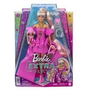 Lalka Barbie Extra Fancy Różowy Strój HHN12