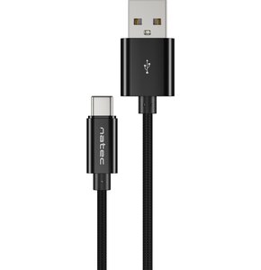 Kabel USB - USB Typ-C NATEC Prati 1 m Czarny