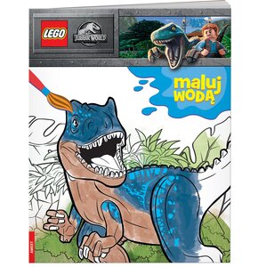 Kolorowanka LEGO Jurassic World Maluj wodą MW-6201