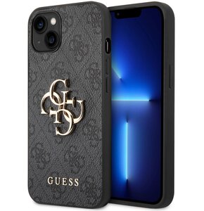 Etui GUESS 4G Big Metal Logo do Apple iPhone 14 Szary