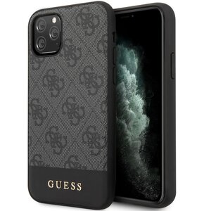 Etui GUESS 4G Stripe Collection do Apple iPhone 14 Pro Max Szary